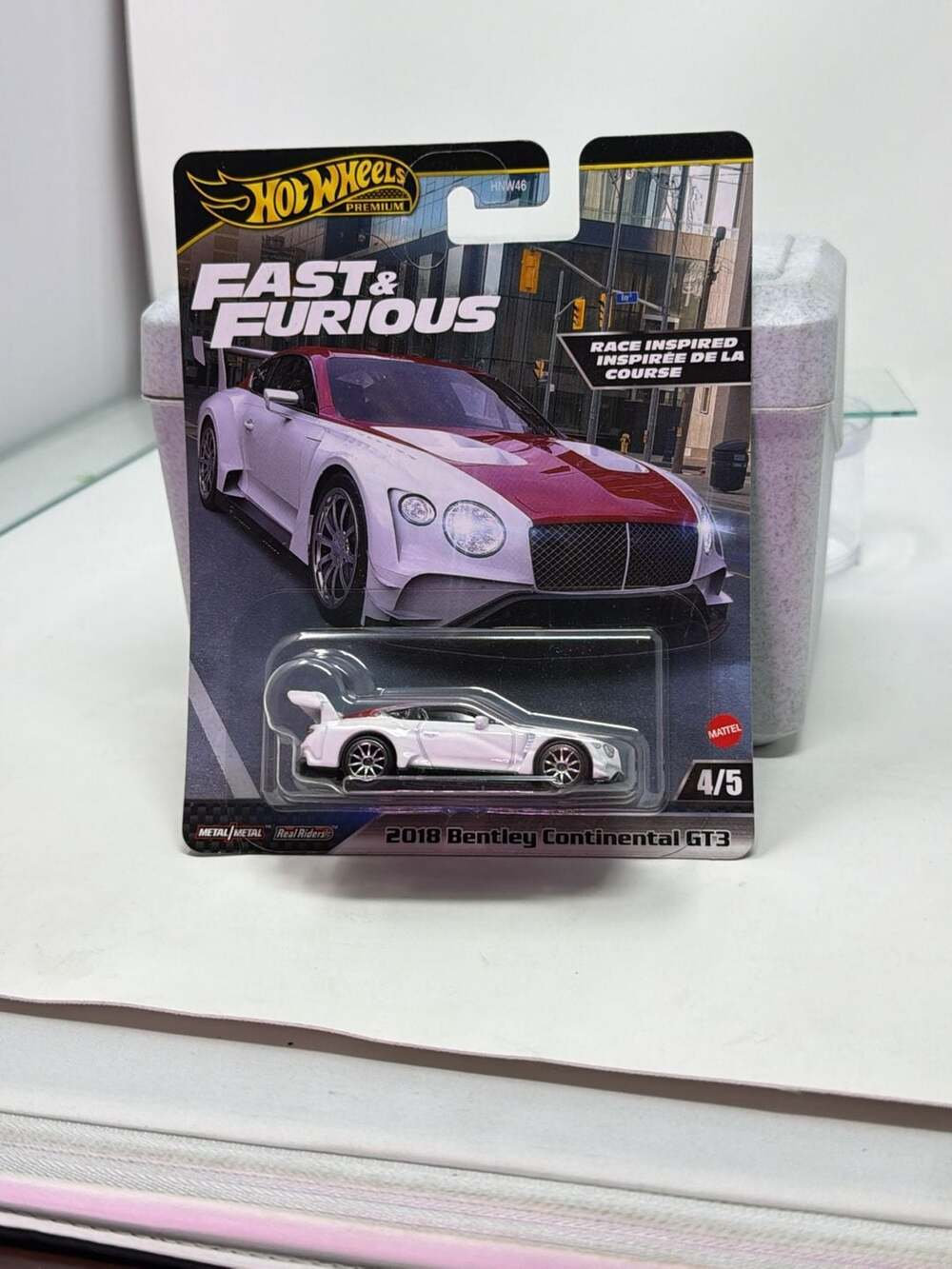 Hot Wheels 2018 Bentley Continental GT3 Fast & Furious Premium